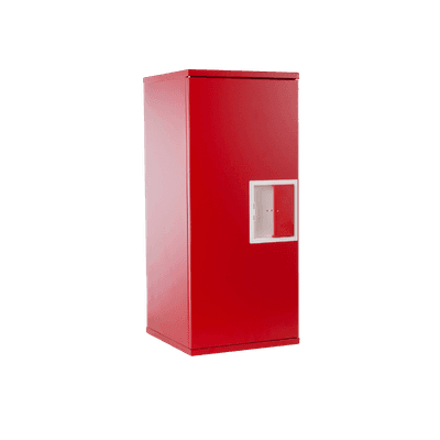 Släckarskåp Presto Plåt, röd RAL 3001