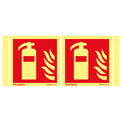 Skylt Brandsläckare, Plog, Efterlysande