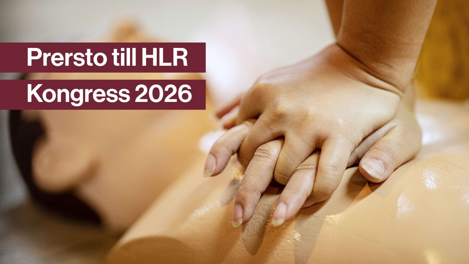 Presto deltar på HLR kongress 2026 - Alla ska kunna rädda liv