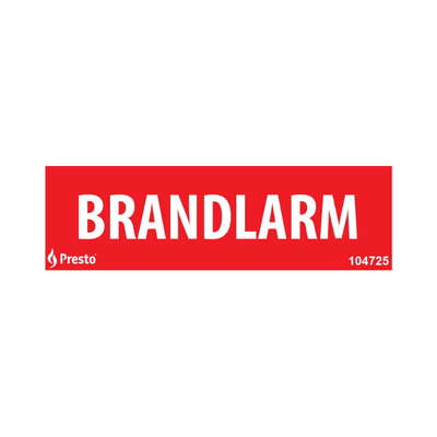 Dekal Brandlarm 15x50mm