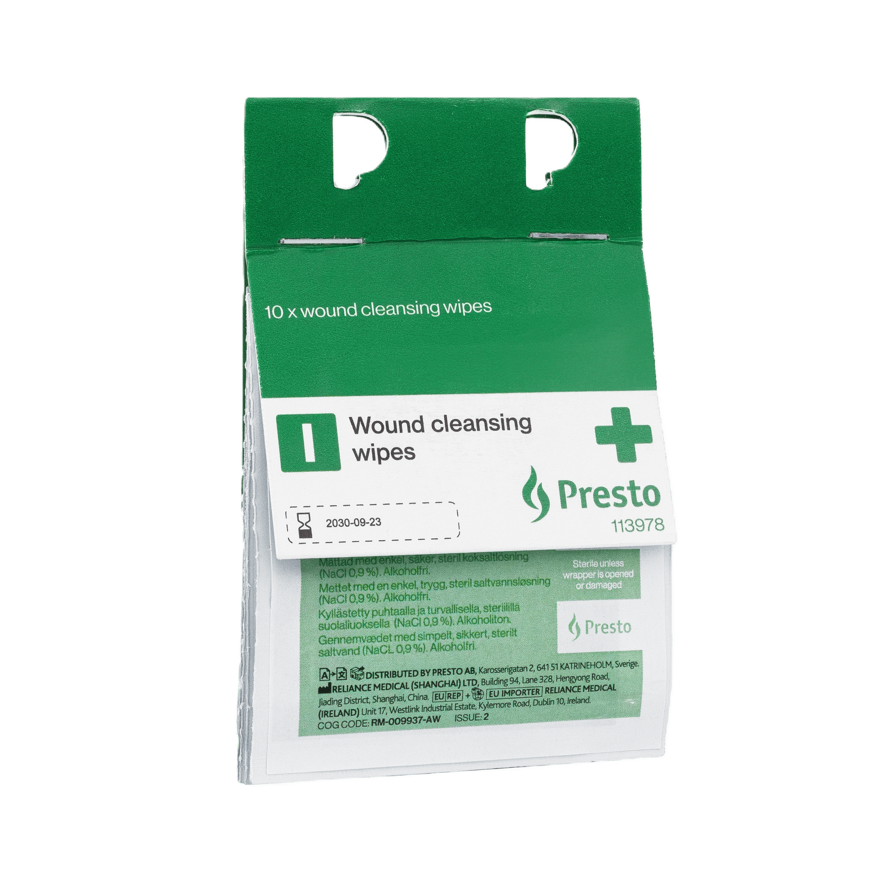 Presto Första Hjälpen tvättservetter