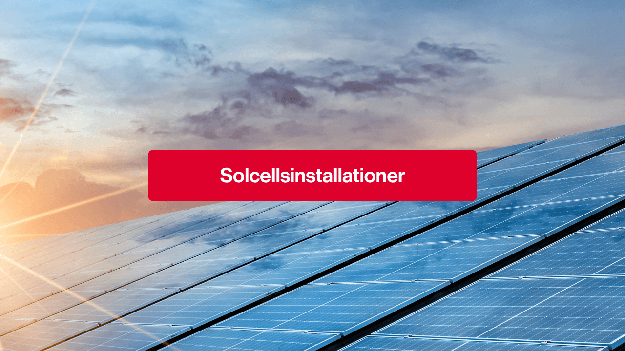 Solcellsinstallationer