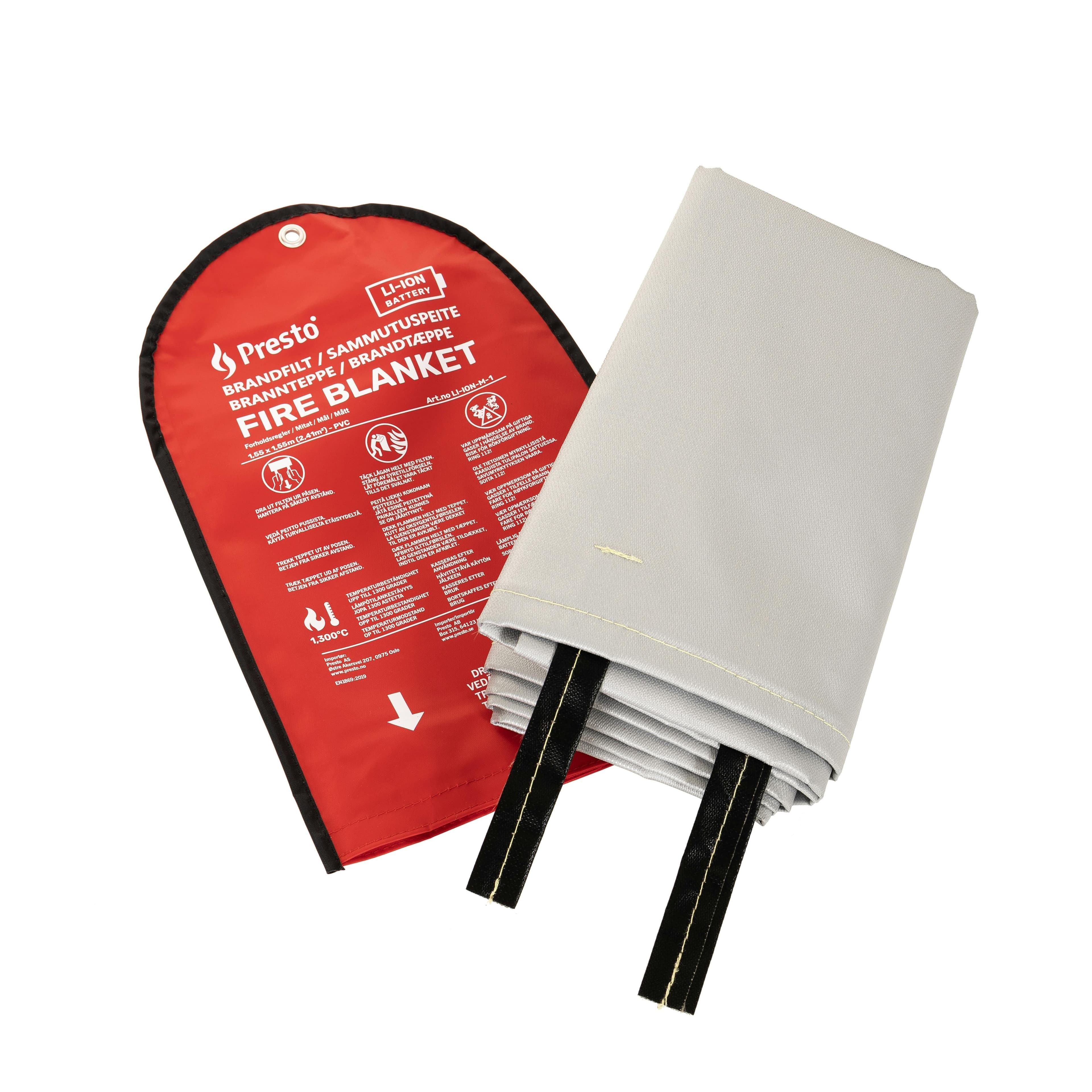 Brandfiltar för brand i litiumjonbatterier