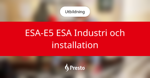 ESA-E5 ESA Industri och installation